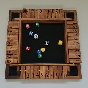 GLOBAL DREAM Shut The Box Game NWT